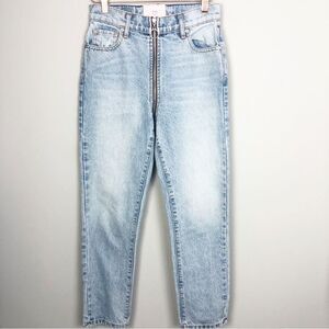 REVICE | Light Wash Denim Zipper Crotch Straight Leg Jeans Women’s Size 25 (0)